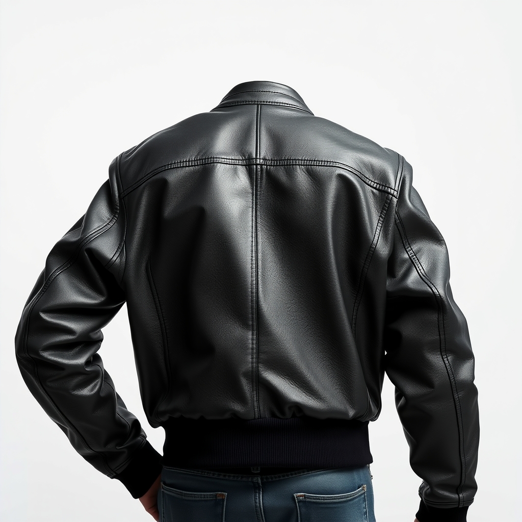 Leather Flight Jacket - Custom-Made Bomber Style - custom-made leather