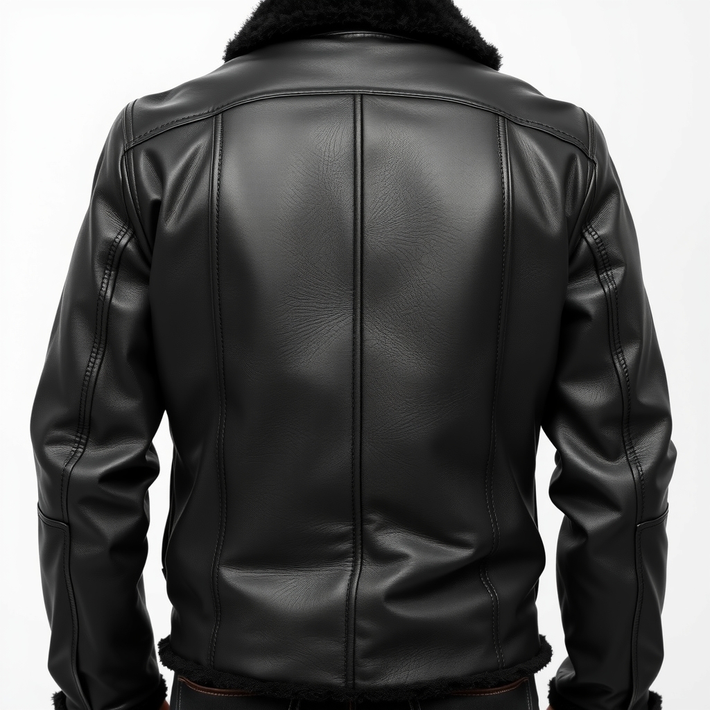 Aviator Shearling Leather Jacket - Custom-Made – Custom Made Gay Leather