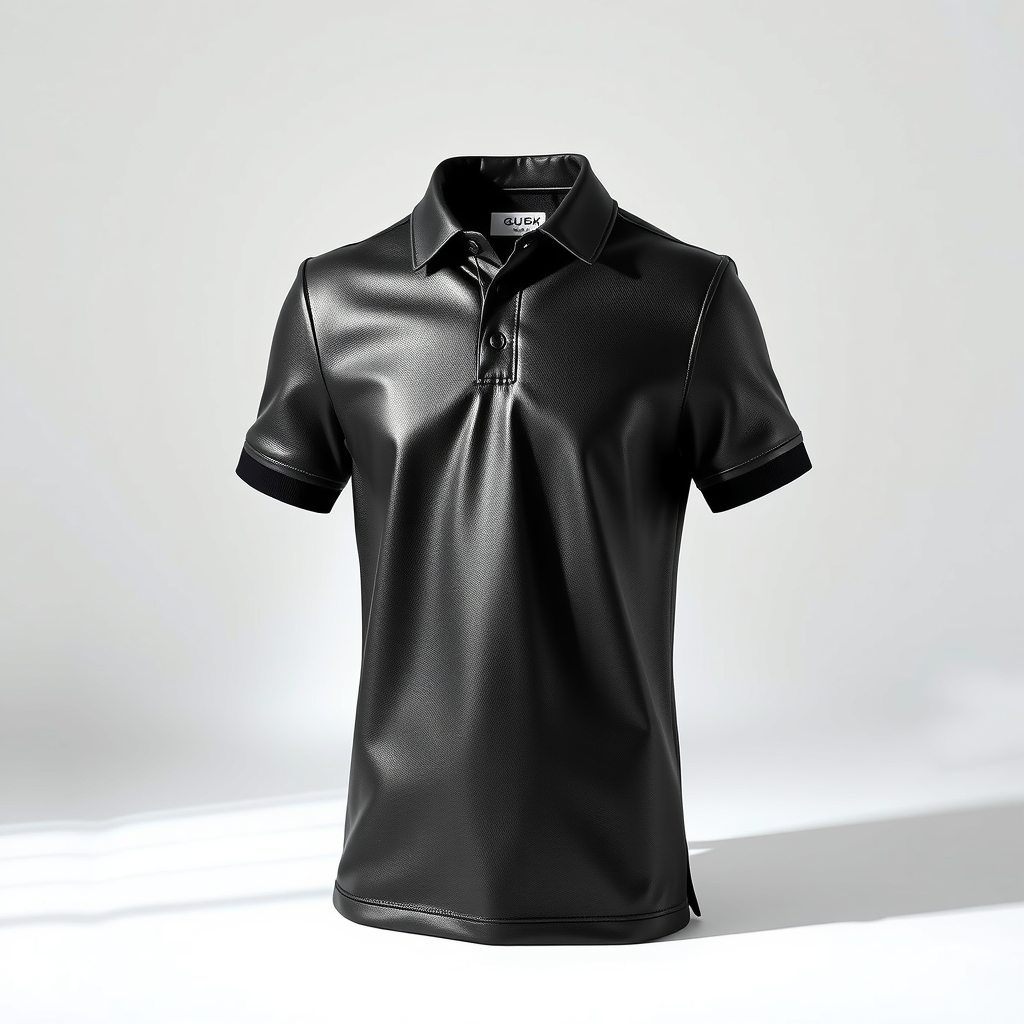 Leather Polo Shirt