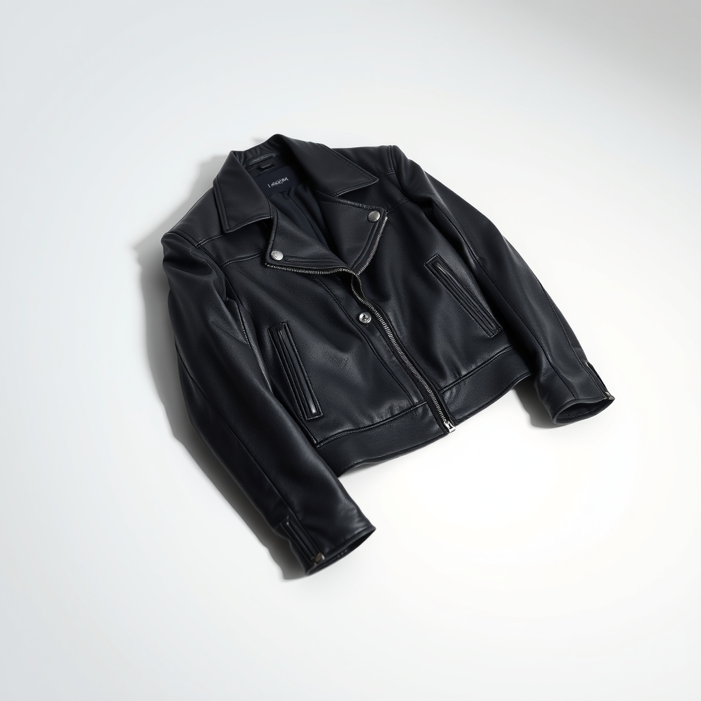 Women's Leather Biker Jacket - Custom-Made in 10 Colors - custom-made leather