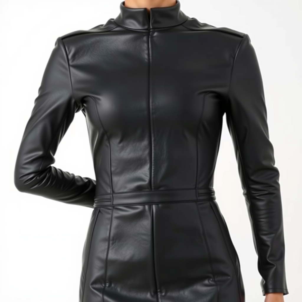 Women's Leather Bodycon Dress